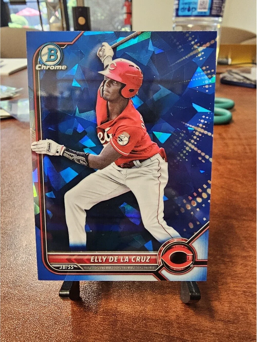Elly De La Cruz 2022 Bowman Chrome Sapphire  BCP-224 Reds Prospect